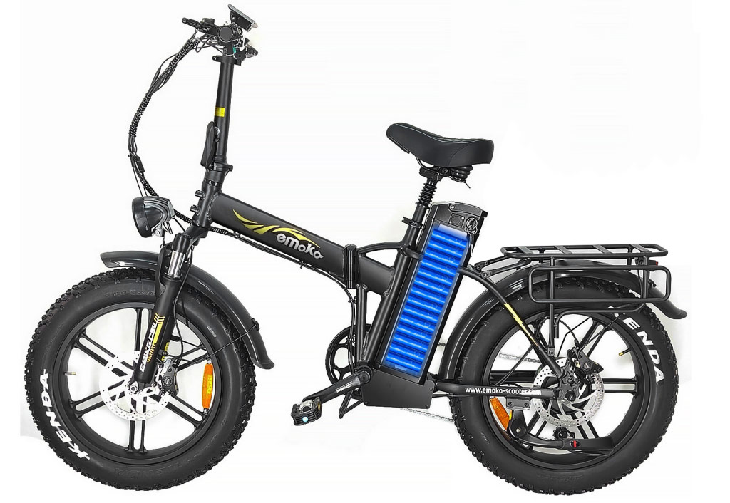 emoko c94 long range cargo ebike: 200km range for food delivery & heavy loads