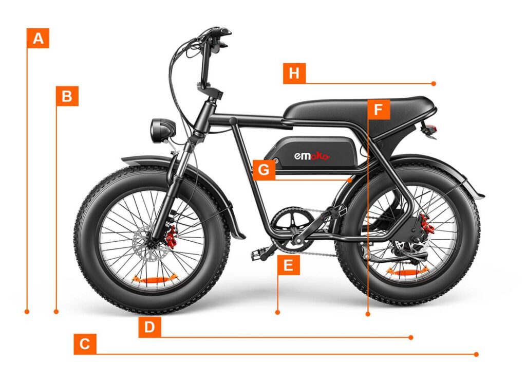emoko c99 city ebike | 250w motor, 90km range, iron frame | affordable urban commuter electric bike